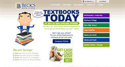 Desktop Screenshot of becksbooks.com